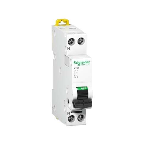 SCHNEIDER A9N17510 Circuit Breaker C40a 1P+N-20A-C-4500A (C-A-2)