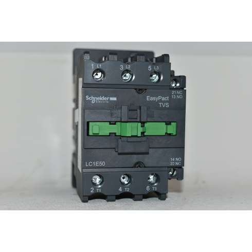LC1E50B7 Schneider Contattore EasyPact TVS 22KW 400V 24 V50/60Hz 3NO