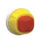 ZB5AS84W3B Schneider Testa Fungo Arresto di Emergenza Luminoso Bianco/Rosso 24 Vd 22 mm