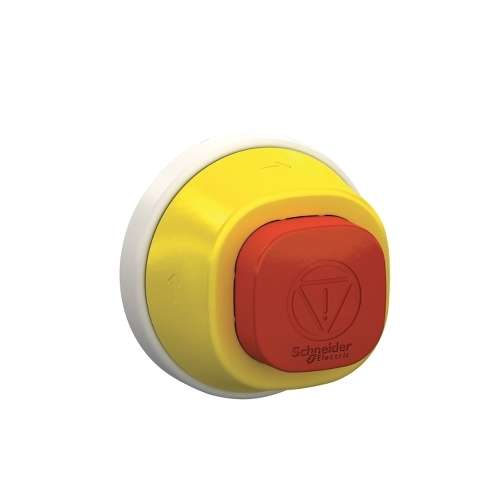 ZB5AS84W3B Schneider Testa Fungo Arresto di Emergenza Luminoso Bianco/Rosso 24 Vd 22 mm