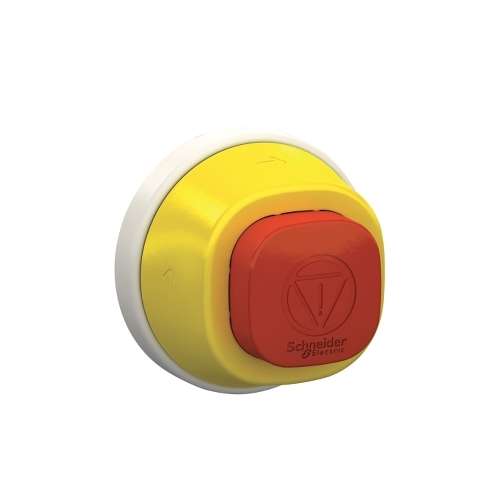 ZB5AS84W3B Schneider Testa Fungo Arresto di Emergenza Luminoso Bianco/Rosso 24 Vd 22 mm
