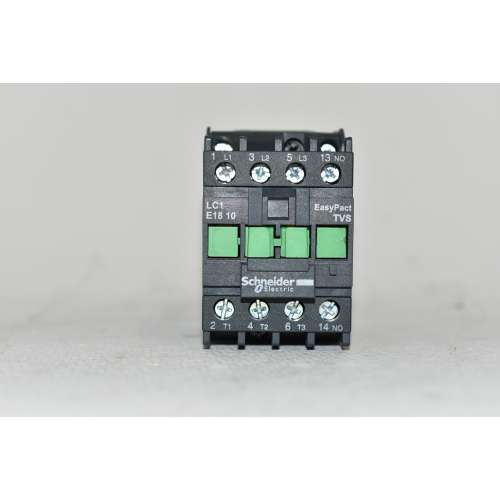 LC1E1810M7 Schneider EasyPact Contattore 3P(3 NO) AC3 440V 18 Amp Coil 220 VAc