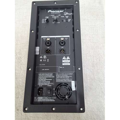 Amplificatore completo Subwoofer Pioner Powersoft 1200W Mono o 600W Duale 8 Ohm