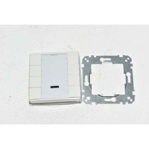 KNX 628419 Schneider Merten Tasto Quadruplo Plus Con Ricevitore IR Bianco Polare