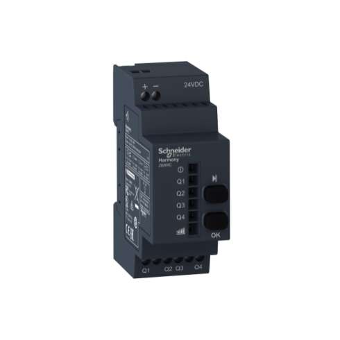 ZBRRC Schneider Ricevitore Programmabile 4 PNP 200 MA 24VDC 2 Pulsanti 6 Led