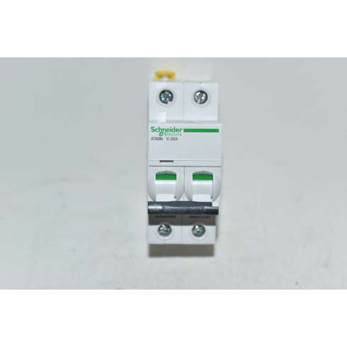Interruttore Magnetotermico 2P 25A C 6KA Schneider A9F79225 Acti9 iC60N