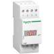 Amperometro Digitale Modulare AMP 230V Inserzione con TA 5-5000A Schneider 15209