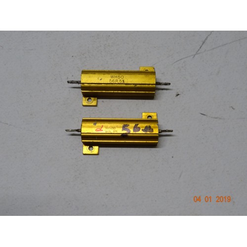 RESISTENZA CORAZZATA 56 OHM 50 WATT 2 PEZZI
