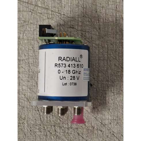 RADIALL R573 413 610 Relè coassiale 0-18 GHz 28 V RF Switch