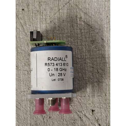 RF SWICTH RADIALL R573 413 610 Relè coassiale 0-18 GHz 28 V sma