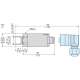 Sensore Elettronico di Pressione 0..10 bar 1/4"NPT Maschio 24 Vdc Telemecanique XMLG010D23