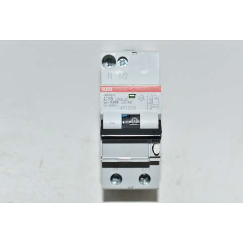 Differenziale Magnetotermico  ABB  DS201LC16AC30 1P+N C16 30mA AC