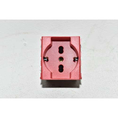 Presa Standard Italiano/tedesco Rossa ABB 2P+terra 16A 250V 2CSE1110EL