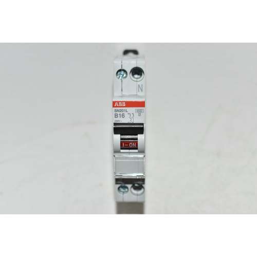 Interruttore Magnetotermico 1P+N B16  4500 ABB SN201LB16 2CSS245101R0165