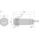XS618B1PBL2 Sensore Induttivo Telemecanique M18/L62mm/SN 8mm