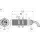 XS112BLPBL2 Telemecanique Sensore Induttivo M12/L44mm/Sn2mm/12-24 VDC