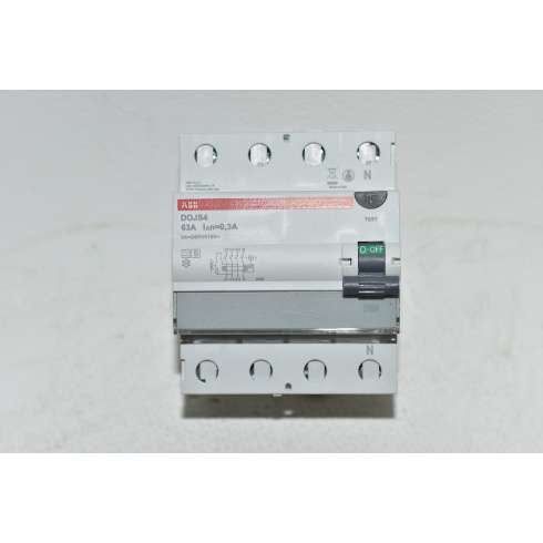 Differenziale Puro  RCCB ABB DOJPA 463/300 4 Poli Type A S 63 Amp 300 mA