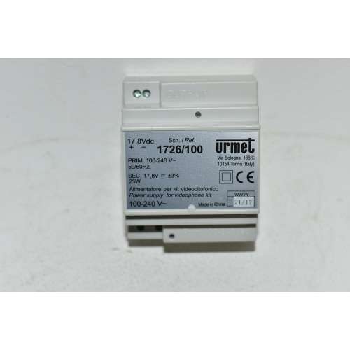 1726/100 Urmet  Alimentatore per kit videocitiofonico alimentatore supplementare per monitor 1734/1