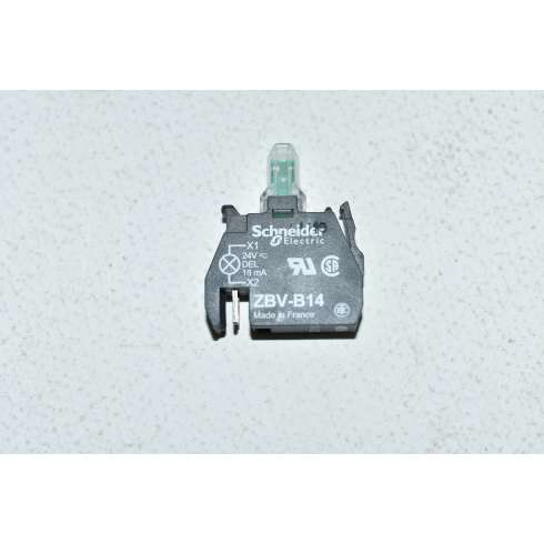 Elemento Luminoso ZBV-B14 Schneider Led Bianco 24 VDC/AC a connettore