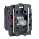 Corpo Per Pulsante Luminoso 22mm ZB5-AW0B55 Schneider  Led Giallo 24 VDC/AC 1NO+1NC