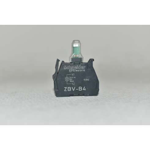 Elemento Luminoso ZBV-B4 Schneider LED Rosso 24 VDC/AC Morsetti a Vite