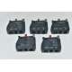 5 Pezzi Elemento di Contatto Singolo ZBE-102 Schneider XB4-XB5  1NC Morsetto a Vite