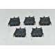 5 Pezzi Elemento di contatto Singolo ZBE-1023 Schneider 1NC Connettore Faston Vite
