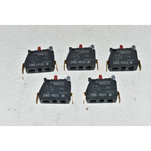 5 Pezzi Elemento di contatto Singolo ZBE-1023 Schneider 1NC Connettore Faston Vite
