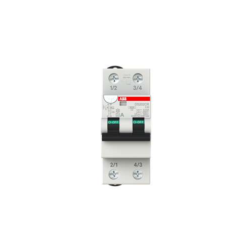 ABB Differenziale Magnetotermico DS202CC20A30 2P C20 30mA 6KA Type A