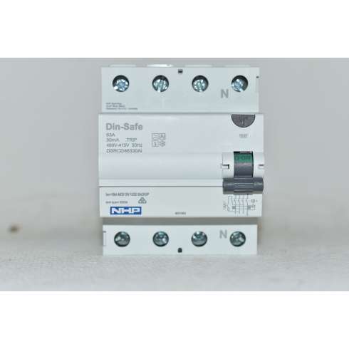 NHP DSRCD-4-25-30-Ai  Interrurrore Differenziale Trifase 4P 25 Amp 30 mA Im 500A TYPE Ai