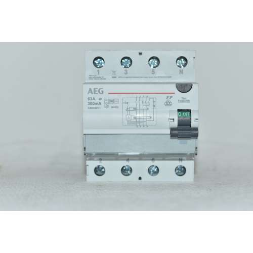 AEG FPB 63/300-4  Interruttore Differenziale Trifase 4P-63A-300mA Type B