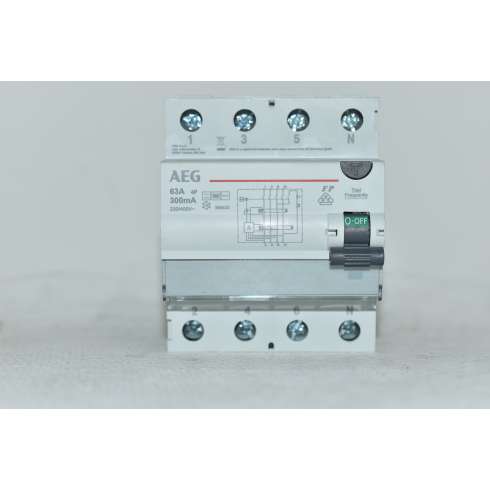 AEG FPB 63/300-4  Interruttore Differenziale Trifase 4P-63A-300mA Type B