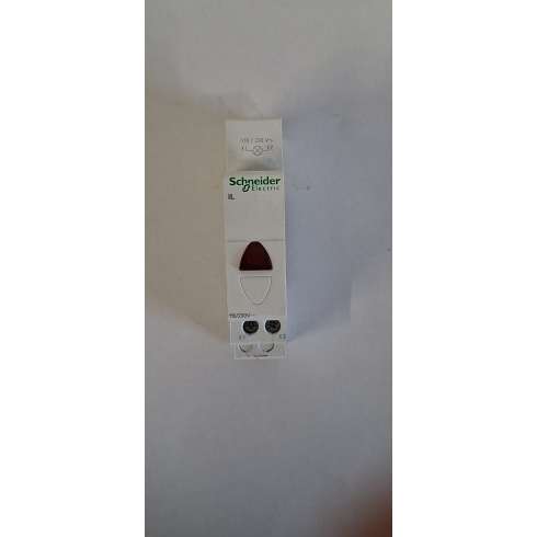 A9E18320 SCHNEIDER Luce pilota modulare V - LED integrato - Rosso 110...230 V