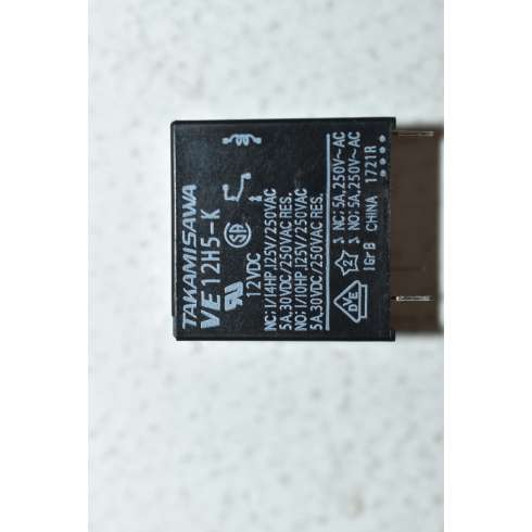 Rele 12VDC 5A TAKAMISAWA VE12H5-K  1NO+1NC PCB 250VAc 5 Amp