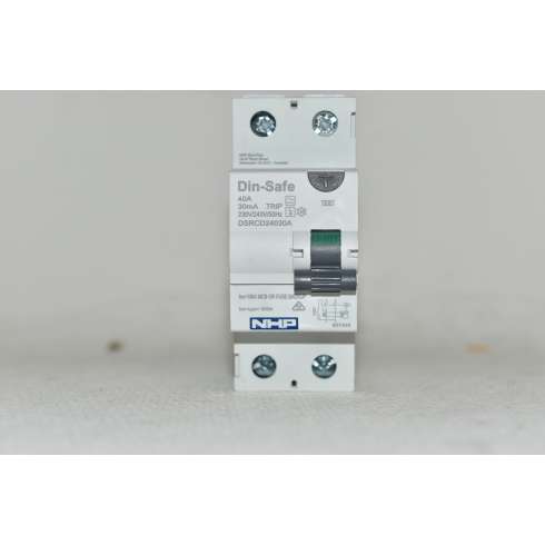 NHP DSRCD-2-40-30-A Differenziale Din-Sfe Safery Switch 2P 40 Amp 30mA Type A