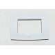 ABB ELOS 2CSE0311SFZ  Placca In metallo 3 Moduli Bianco Antacite