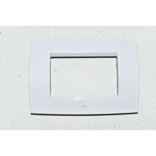 ABB ELOS 2CSE0311SFZ  Placca In metallo 3 Moduli Bianco Antacite
