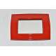 ABB ELOS 2CSE0320SFP Placca In Tecnopolimetro Rosso ABB 3 Moduli
