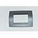 ABB ELOS 2CSE0304SFP Placca In Tecnopolimero Grigio Vulcano 3 Moduli