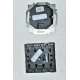 Control Element 4 gang KNX ABB 6127/01-803-500 BUSCH-JAGER  graunmetallic