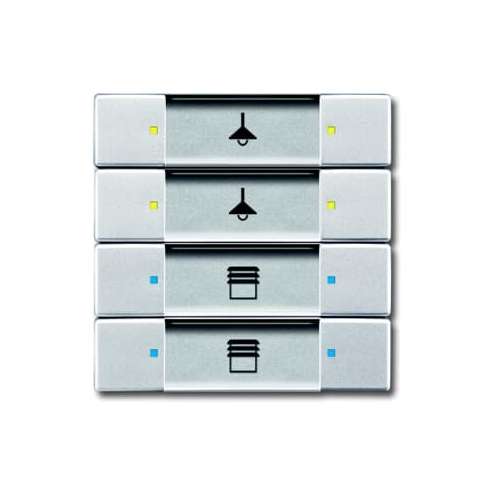 Elemento di Comando KNX 4/8X ABB 6127/02-83-500  BUSCH-JAEGER