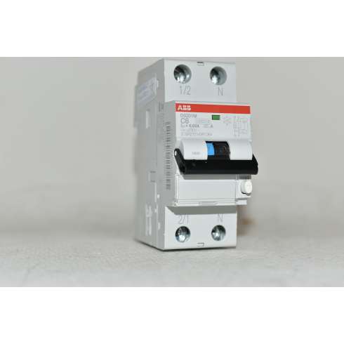 Differenziale Magnetotermico  RCBO ABB DS201MC6A30  6Amp 30ma 10Ka Tipo A