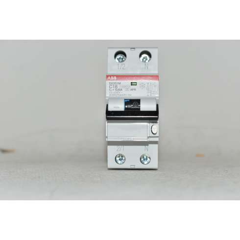 Interruttore Magnetotermico Differenziale ABB DS201MC16APR30 1P+N 30mA 16 A C Tipo A APR