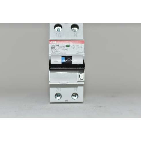 Differenziale Magnetotermico ABB DS201MB6AC100 1P+N B6A 100mA Type AC 10KA