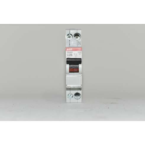 Interruttore magnetotermico ABB SN201C25 1P+N C25 6000A 1U