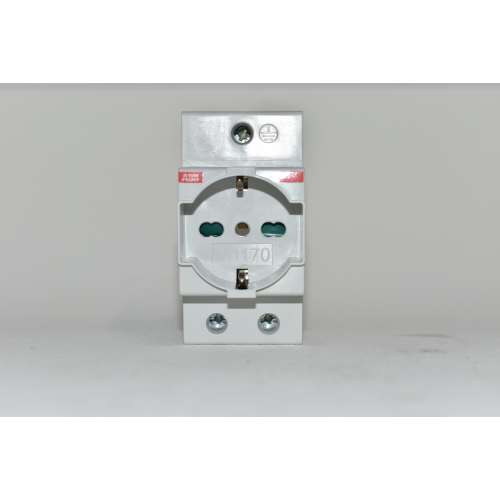Presa Schuko+Italiana 16-10A ABB M1170 Guida DIN