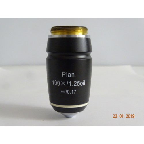 Motic Objective Microscope PLAN 100X/1.25 OIL ∞/0.17 (di2)