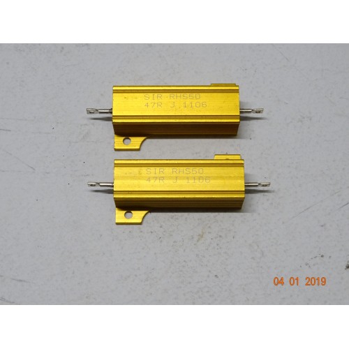 RESISTENZA CORAZZATA 2,2 OHM 50 WATT 2 PEZZI