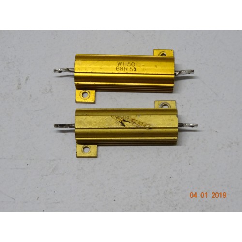 ARMOURED RESISTOR 68 OHM 50 WATT 2 PIECES