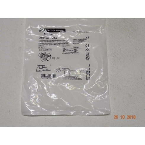 XS618B1PAL2 Sensore INDUTTIVO xs6 m18-L 62 mm - ottone- (CC4)